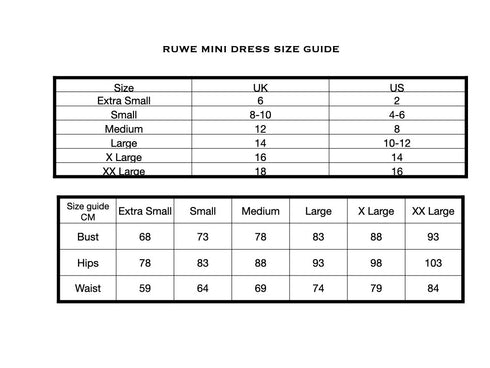 RUWE MINI DRESS(Limited edition)